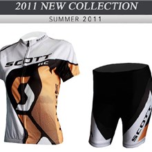 2012 ringwise women's scott yellow white Cycling Jersey Short Sleeve and Cycling Shorts Cycling Kits