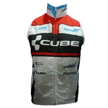 2012 CUBE Windproof Vest Cycling Vest Jersey Sleeveless Ropa Ciclismo Only Cycling Clothing  cycle jerseys Ciclismo bicicletas maillot ciclismo  cycle XXS