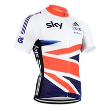 2013 SKY UK   Cycling Jersey Ropa Ciclismo Short Sleeve Only Cycling Clothing  cycle jerseys Ciclismo bicicletas maillot ciclismo XXS
