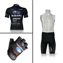 2013  subaru Cycling Jersey+bib Shorts+Gloves