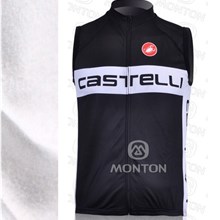 2013 Castelli Winter Thermal Fleece Cycling Windproof Vest Sleevesless ciclismo