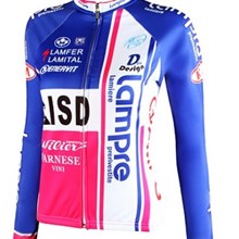 2012 women Lampre Cycling Jersey Long Sleeve Only Cycling Clothing
