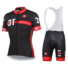 2014 3T Cervelo Cycling Jersey Short Sleeve and Cycling bib Shorts Cycling Kits Strap