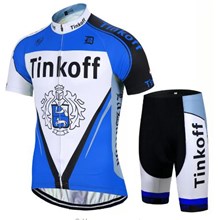 2017 Tinkoff blue Cycling Jersey Short Sleeve Maillot Ciclismo and Cycling Shorts Cycling Kits cycle jerseys Ciclismo bicicletas