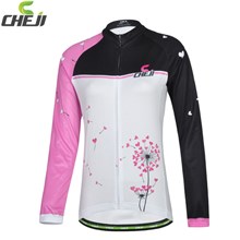 2014 Cheji Women's Dandelio Cycling Jersey Long Sleeve S