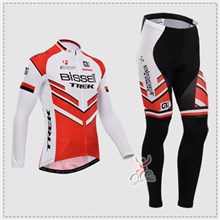 2014 Bissell Cycling Jersey Long Sleeve and Cycling Pants Cycling Kits XXS