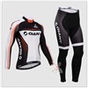 2014 Castelli Cycling Jersey Long Sleeve and Cycling Pants Cycling Kits XXS