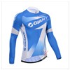 2014 Giant Blue Long Sleeve Only Cycling Clothing  cycle jerseys Ropa Ciclismo bicicletas maillot ciclismo XXS