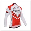 2014 Bissell Thermal Fleece Cycling Jersey Ropa Ciclismo Winter Long Sleeve Only Cycling Clothing  cycle jerseys Ropa Ciclismo bicicletas maillot ciclismo XXS