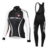 2014 Castelli Sanremo Thermosuit Cycling Jersey Long Sleeve and Cycling bib Pants Cycling Kits Strap XXS