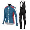 2014 Castelli Cycling Jersey Long Sleeve and Cycling bib Pants Cycling Kits Strap XXS