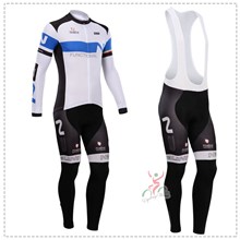2014 Nalini Cycling Jersey Long Sleeve and Cycling bib Pants Cycling Kits Strap XXS