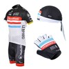 2012 radioshack Cycling Jersey+bibShorts+Headscarf+Glove S