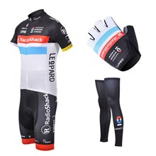 2012 radioshack Cycling Jersey+bibShorts+Glove+Leg Warmers S
