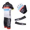 2012 radioshack Cycling Jersey+bibShorts+Glove+Arm sleeve S