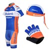 2012 rabobank Cycling Jersey+Shorts+Headscarf+Glove S