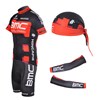2012 bmc red Cycling Jersey+bib Shorts+Arm Sleeves+Headscarf S