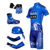 2012 saxobank Cycling Jersey+Shorts+Headscarf+Glove+Shoe Covers+Arm sleeve S