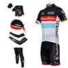 2012 radioshack Cycling Jersey+bibShorts+Headscarf+Glove+Leg Warmers+Arm sleeve S