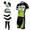 2012 greenedge Cycling Jersey+bibShorts+Headscarf+Glove+Leg Warmers+Arm sleeve S