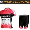 2012 ringwise women's garmin Cycling Jersey Short Sleeve and Cycling Shorts Cycling Kits S