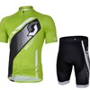 2013 scott black green Cycling Jersey Short Sleeve and Cycling Shorts Cycling Kits S