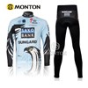 2011 Saxobank Cycling Jersey Long Sleeve and Cycling Pants Cycling Kits