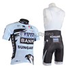 2011 saxobank Cycling Jersey Short Sleeve and Cycling bib Shorts Cycling Kits Strap