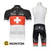 2011 leopard Cycling Jersey Short Sleeve and Cycling bib Shorts Cycling Kits Strap S