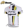 2011 htc white Cycling Jersey Short Sleeve Only Cycling Clothing