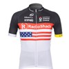 2012 radioshack white black Cycling Jersey Short Sleeve Only Cycling Clothing S