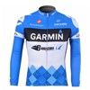 2012 garmin blue Cycling Jersey Long Sleeve Only Cycling Clothing S