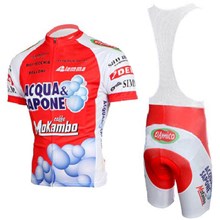 2012 acqua sapone Cycling Jersey Short Sleeve and Cycling bib Shorts Cycling Kits Strap S