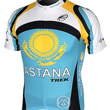 2008 astana Cycling Jersey Short Sleeve Only Cycling Clothing S