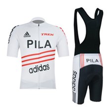 2012 Pila Cycling Jersey Short Sleeve and Cycling bib Shorts Cycling Kits Strap S