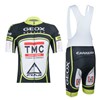 2012 Geox TMC Cycling Jersey Short Sleeve and Cycling bib Shorts Cycling Kits Strap S