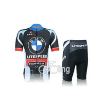 2012 BMW Cycling Jersey Short Sleeve and Cycling Shorts Cycling Kits S