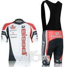 2012 Bissell Cycling Jersey Short Sleeve and Cycling bib Shorts Cycling Kits Strap S