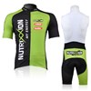 2010 Nutrixxion Cycling Jersey Short Sleeve and Cycling bib Shorts Cycling Kits Strap S