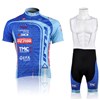 2010 Fuji Cycling Jersey Short Sleeve and Cycling bib Shorts Cycling Kits Strap S