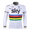 2012 sky uci team Cycling Jersey Long Sleeve Only Cycling Clothing S