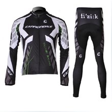 2012 cannondale black Cycling Jersey Long Sleeve and Cycling Pants S
