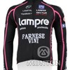 2012 lampre black red Cycling Jersey Long Sleeve Only Cycling Clothing S