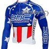 2012 bmc blue Cycling Jersey Long Sleeve Only Cycling Clothing S