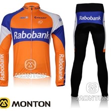 2012 rabobank Cycling Jersey Long Sleeve and Cycling  Pants S