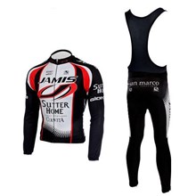 2010 jamis Cycling Jersey Long Sleeve and Cycling bib Pants S