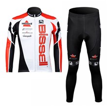 2012 bissell Thermal Fleece Cycling Jersey Long Sleeve and Cycling Pants S