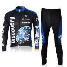 2007 discovery Thermal Fleece Cycling Jersey Long Sleeve and Cycling Pants