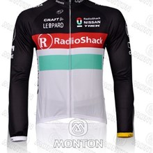 2012 radio shack red Thermal Fleece Cycling Jersey Long Sleeve Only Cycling Clothing S