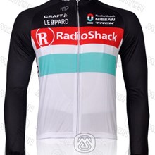 2012 radioshack Thermal Fleece Cycling Jersey Long Sleeve Only Cycling Clothing S